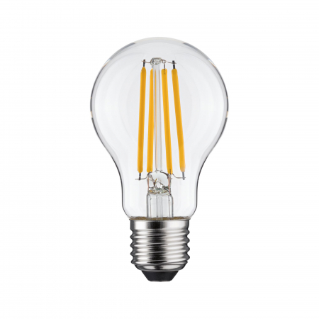 Impachetare simplă - Bec LED pară Eco-Line, 230V, cu filament, E27, 1055lm, 5,7W, 3000K, cu flux luminos variabil în 3 pași, clar