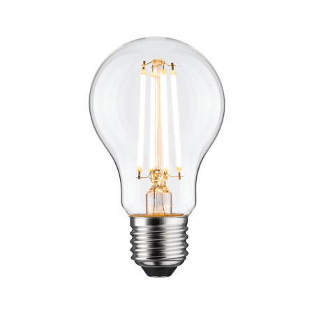 Bec LED pară Eco-Line, 230V, cu filament, E27, 1521lm, 8.2W, 3000K, cu flux luminos variabil în 3 pași, clar [1]