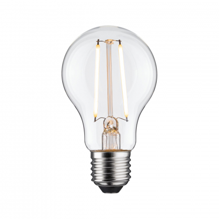 Impachetare simplă - Bec LED pară Eco-Line, 230V, cu filament, E27, 470lm, 2,5W, 3000K, cu flux luminos variabil în 3 pași, clar
