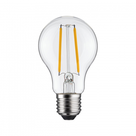 Bec LED pară Eco-Line, 230V, cu filament, E27, 470lm, 2,5W, 3000K, cu flux luminos variabil în 3 pași, clar [1]