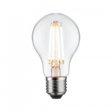 Bec LED pară Eco-Line, 230V, cu filament, E27, 806lm, 4.3W, 3000K, cu flux luminos variabil în 3 pași, clar [1]