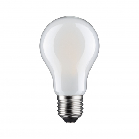 Uzuale - Bec LED pară Eco-Line, 230V, cu filament, E27, 806lm, 4.3W, 3000K, cu flux luminos variabil în 3 pași, mat