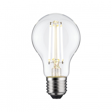 Bec LED pară Eco-Line, 230V, cu filament, E27, 806lm, 4.3W, 4000K, cu flux luminos variabil în 3 pași, clar [1]