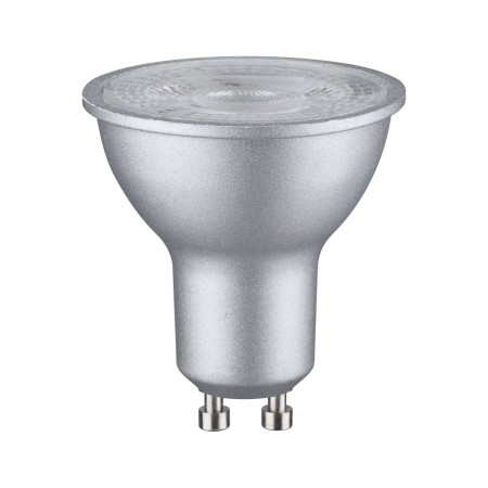 Impachetare simplă - Bec LED reflector GU10 460lm 4000K 36° crom mat 7W 230V RAL9004, cu flux luminos variabil