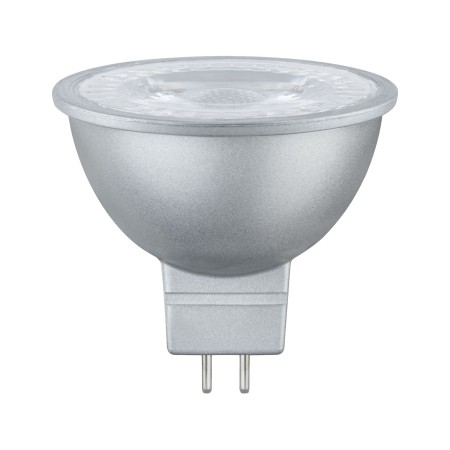 Impachetare simplă - Bec LED reflector GU5,3 445lm 2700K 36° crom mat 6,5W 12V RAL9004, cu flux luminos variabil