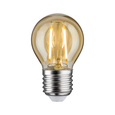 Becuri LED - Bec LED sferic 430lm E27 4,7W, auriu, cu flux luminos variabil 2500K 230V