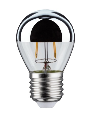 Bec LED sferic cu oglindă 220lm E27 2700K 2,6W 230V argintiu [1]