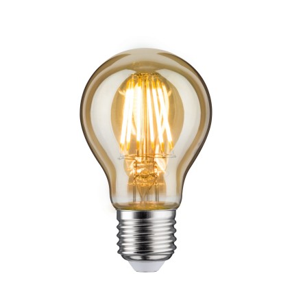 Becuri LED - Bec LED Vintage AGL 6W E27 230V auriu, cu flux luminos variabil 1700K