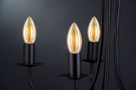 Bec LED Vintage lumânare 2W E14 230V auriu 1700K [3]