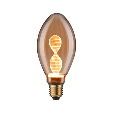Impachetare simplă - Bec Pară Inner Glow LED Helix, E27, 230V, 180lm, 3,5W, 1800K, auriu