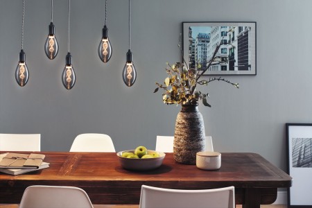 Bec Pară Inner Glow LED Helix, E27, 230V, 90lm, 3,5W, 1800K, sticlă afumată [3]