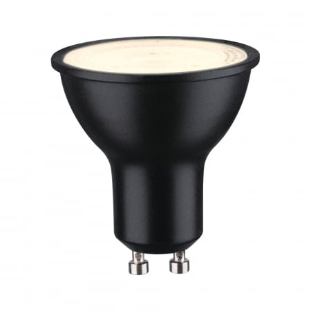 Bec reflector LED 230V GU10, 750lm, 8W, 2700K, negru mat, flux luminos variabil [2]