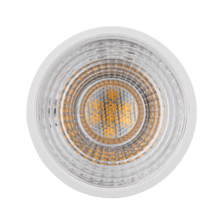 Bec reflector LED 230V GU10, 750lm, 8W, 4000K, alb mat, flux luminos variabil [2]