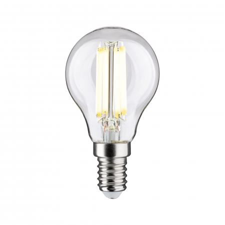 Impachetare simplă - Bec sferic Eco-Line 230 V cu filament LED, E14, 82mm, 525lm, 2,5W, 4000K, clar