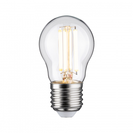 Impachetare simplă - Bec sferic Eco-Line 230V, cu filament LED, 80 mm, 525lm, 2,5W, 3000K, clar