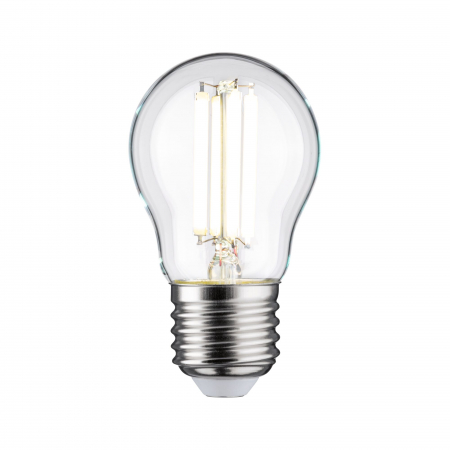 Impachetare simplă - Bec sferic Eco-Line 230V, cu filament LED, 80 mm, 525lm, 2,5W, 4000K, clar