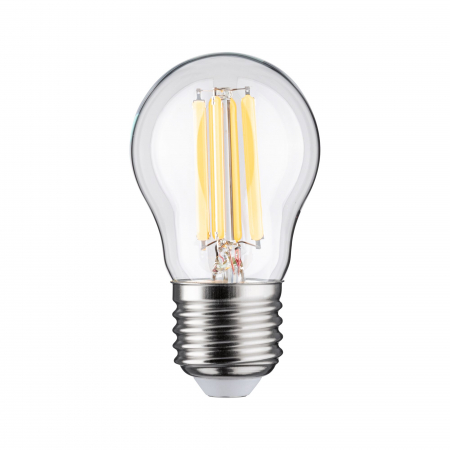 Bec sferic Eco-Line 230V, cu filament LED, 80 mm, 840lm, 4W, 3000K, clar [1]