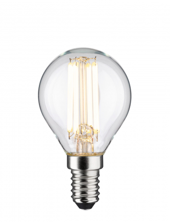 Bec sferic LED Eco-Line, 230V, cu filament, E14, 78 mm, 840lm, 4W, 3000K, clar [1]