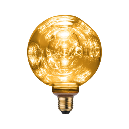 Becuri LED - Bec Vintage Edition 230 V Standard LED Globe 125, E27 400lm 4,7W 2700K, auriu, flux luminos variabil în 3 pași