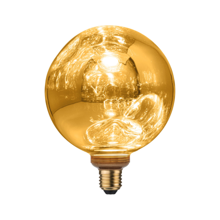 Impachetare simplă - Bec Vintage Edition 230 V Standard LED Globe 150, E27 400lm 4,7W 2700K, auriu, flux luminos variabil în 3 pași