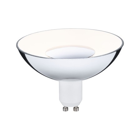 Impachetare simplă - Bec LED decorativ, GU10, 4,9W alb/argintiu, cu flux luminos variabil în 3 pași