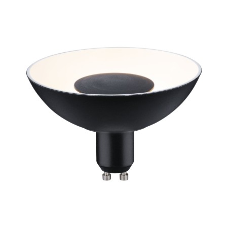 Impachetare simplă - Bec LED decorativ, GU10, 4,9W negru/alb, cu flux luminos variabil în 3 pași