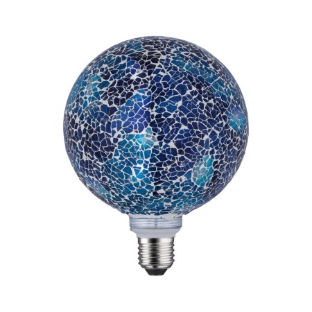 Bec LED G125 Miracle Mosaic 470lm albastru, cu flux luminos variabil E27 2700K 230V [1]