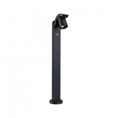 Bolard LED Cuff, cu senzor de mișcare, IP44, 3000K, 10W, 700lm, 230V, 70°, antracit [1]