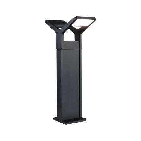 Bolarzi - Bolard LED Juntea, IP44, 3000K, 2x12,5W, 2x800lm, 230V, antracit