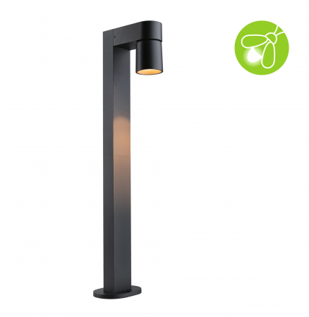 Bolard LED Kimu, "insect friendly", IP44, 822mm, 2200K, 7,8W, 500lm, 230V, 70°, antracit [1]