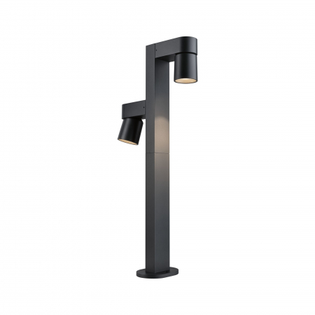 Bolard LED Kimu, IP44, 822mm, 3000K, 2x8W, 750lm, 230V, 70°, antracit [1]