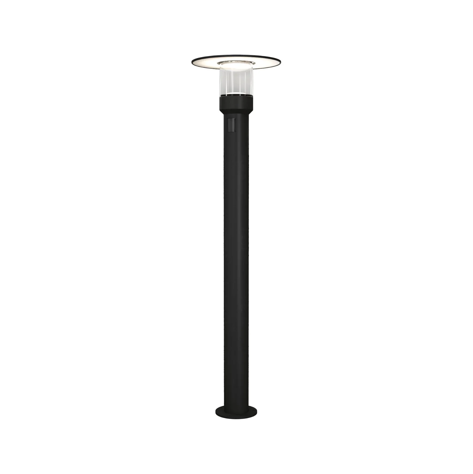 Bolarzi - Bolard LED Sienna, cu senzor de mișcare, rezistent la atmosferă marină, IP44, 3000K, 9W, 400lm, 230V, antracit
