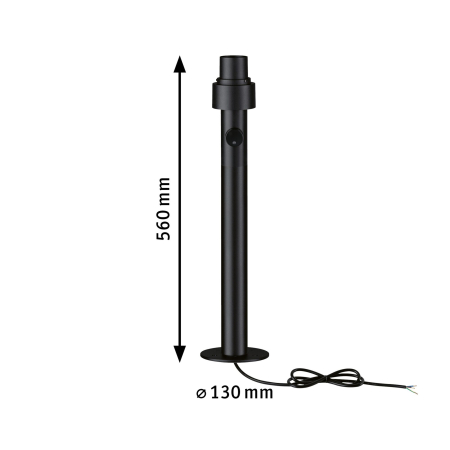 Bolard mic ModuShine, IP44, 560mm, formă alungită, antracit [1]