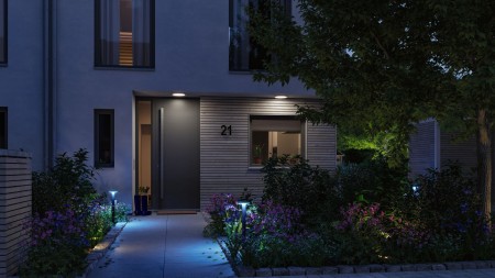 Bolard Plate LED, Smart Home Zigbee, IP44, 600mm, RGBW+, 5W, 200lm, 230V, antracit [8]