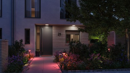 Bolard Plate LED, Smart Home Zigbee, IP44, 600mm, RGBW+, 5W, 200lm, 230V, antracit [6]