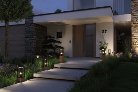 Bolard Plug & Shine Venea, IP44, 1900K, 2W, lemn [5]