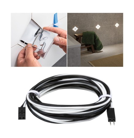 LumiTiles - Cablu alimentare LumiTiles 1x205cm pentru plăci cu lumină caldă