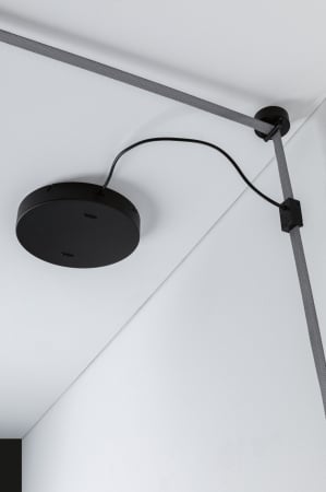 Cablu alimentare panglică Uline, max. 150W, 47x26mm, negru [2]