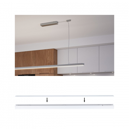 Capac superior pentru profil Linion 1000x36mm, alb [2]