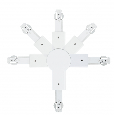Conector cu unghi reglabil Urail, 159x36mm, max. 1000W, alb Signal [2]