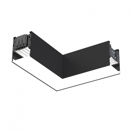 Profile luminoase - Conector L dreapta SLC Click, negru