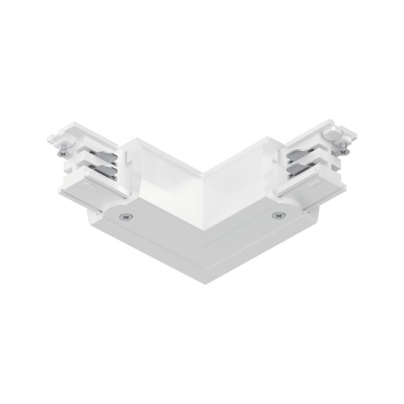 Accesorii ProRail3 - Conector L exterior pentru șină Paulmann ProRail3, 101x101mm, max. 3680W, alb