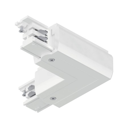 Accesorii ProRail3 - Conector L interior pentru șină Paulmann ProRail3, 101x101mm, max. 3680W, alb