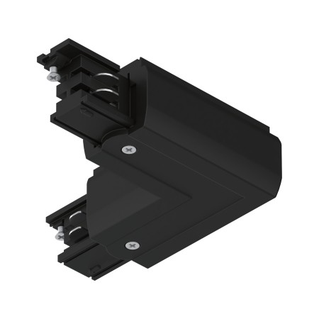 Accesorii ProRail3 - Conector L interior pentru șină Paulmann ProRail3, 101x101mm, max. 3680W, negru