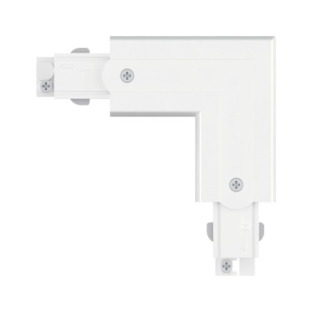 Conector L interior pentru șină Paulmann ProRail3, 101x101mm, max. 3680W, alb [1]