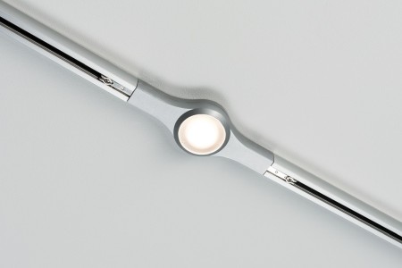 Conector liniar Urail LED 1x5,8W crom mat 230V, metal, cu flux luminos variabil [1]