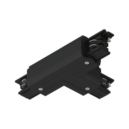 Accesorii ProRail3 - Conector T dreapta pentru șină Paulmann ProRail3, 167,5x101mm, max. 3680W, negru