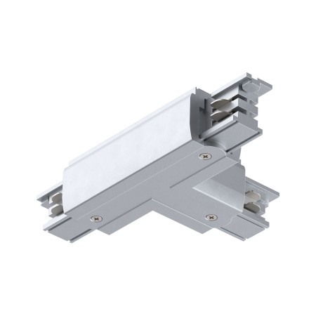Accesorii ProRail3 - Conector T dreapta pentru șină Paulmann ProRail3, 167,5x101mm, max. 3680W, argintiu