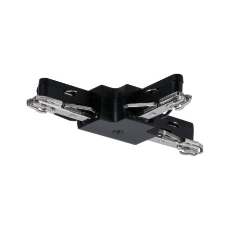 Conectori - Conector URail T negru mat 230V plastic/metal