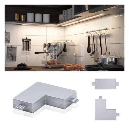 Accesorii - Conector Clever Connect Barre 12V, crom mat